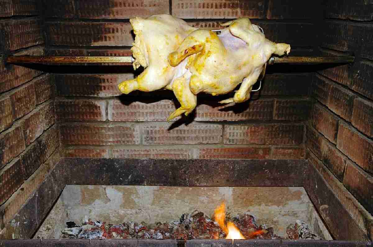 A succulent chicken dish in a clay brick.